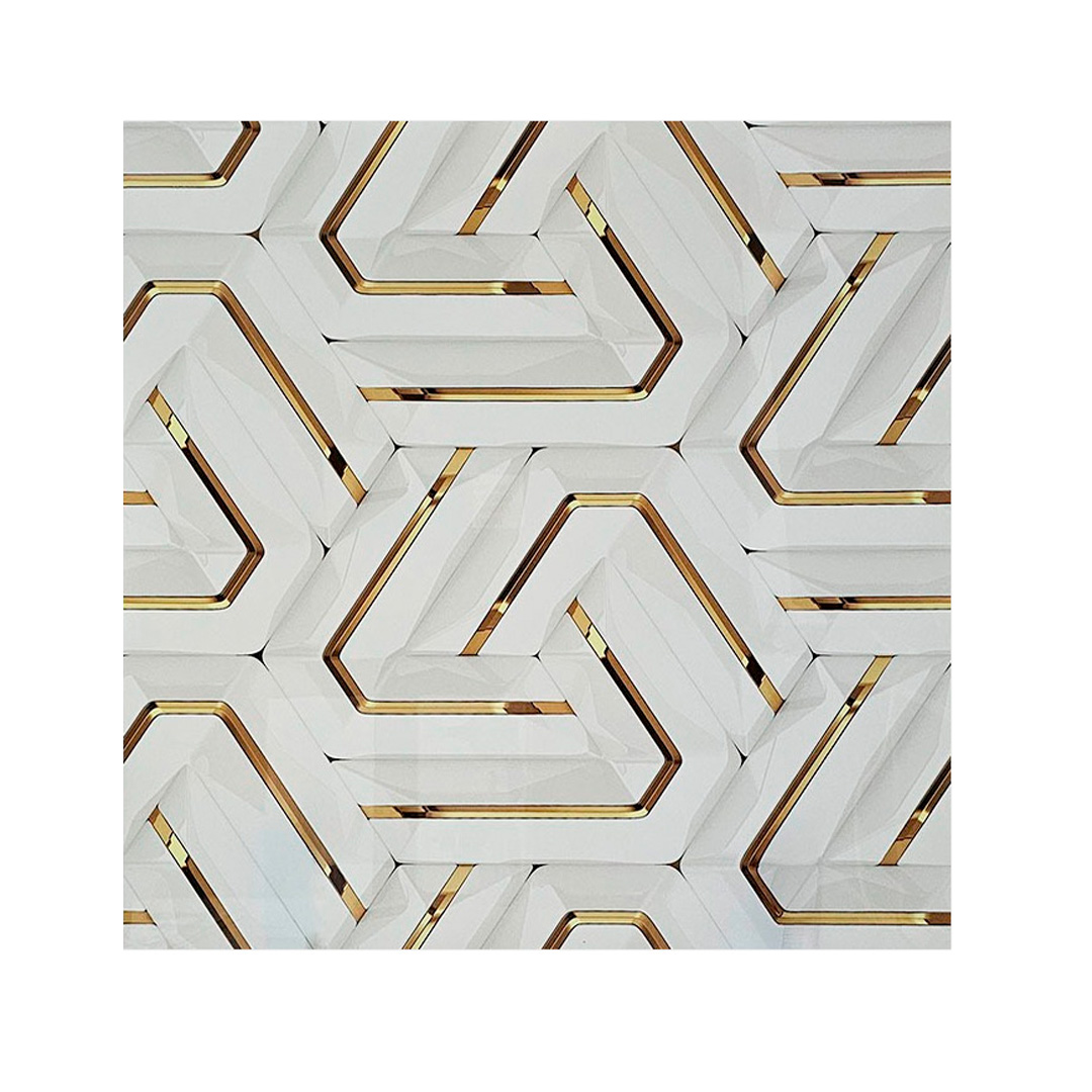 VITRI GEOMETRY GOLD 60X60 CM