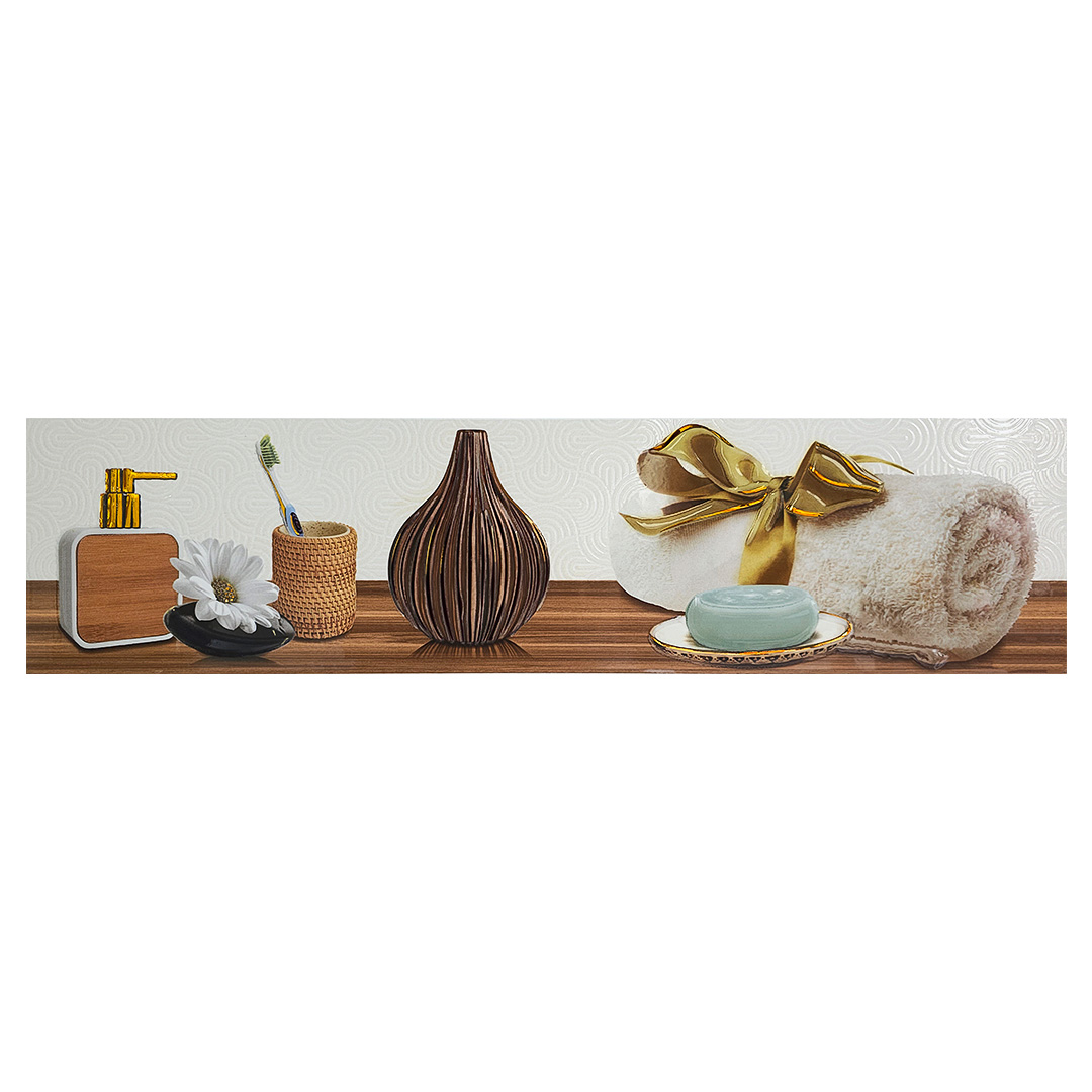 LISTELO ROMA NYDIA BEIGE 15X60 CM