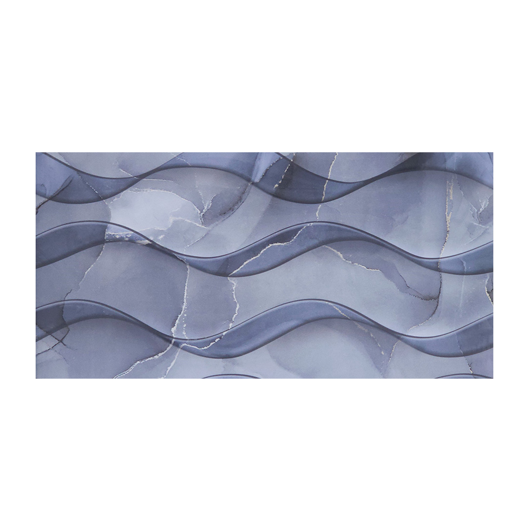 Mayólica Ondas Cobalto 30 × 60 cm